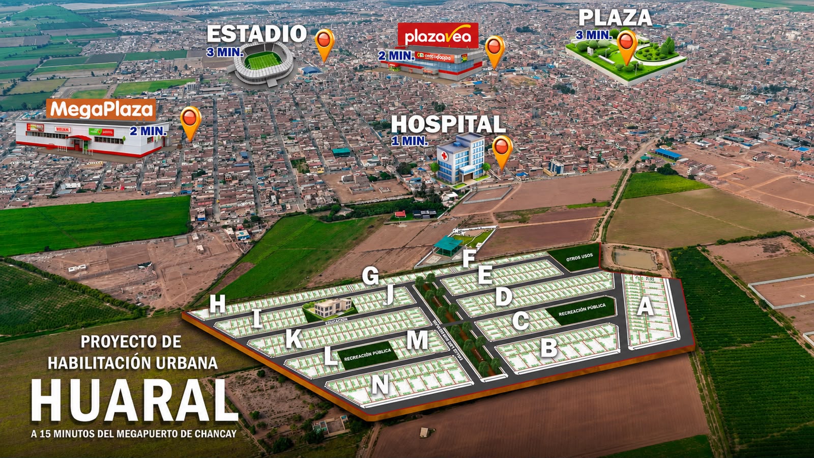 🥳PRADERAS COSTA AZUL:  Adquiere tu lote donde el campo se encuentra con el mar.  Ubicado  en km 162 Panamericana Norte – Huacho.